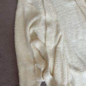 Skims Cozy Knit Robe in Color Bone